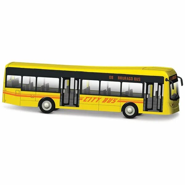 Маш "City Bus" автобус длиннобазный 1:48 белый арт. 78179. Автобус Bburago City Bus не работают колеса.