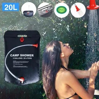 Купить Camp Shower Water Bag Solar Outdoor Camping.