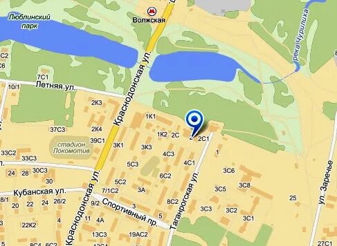 парк люблино. станция метро кубанская. пруд среди дворов москвы. шкулева, д. рядом с метро волжская.