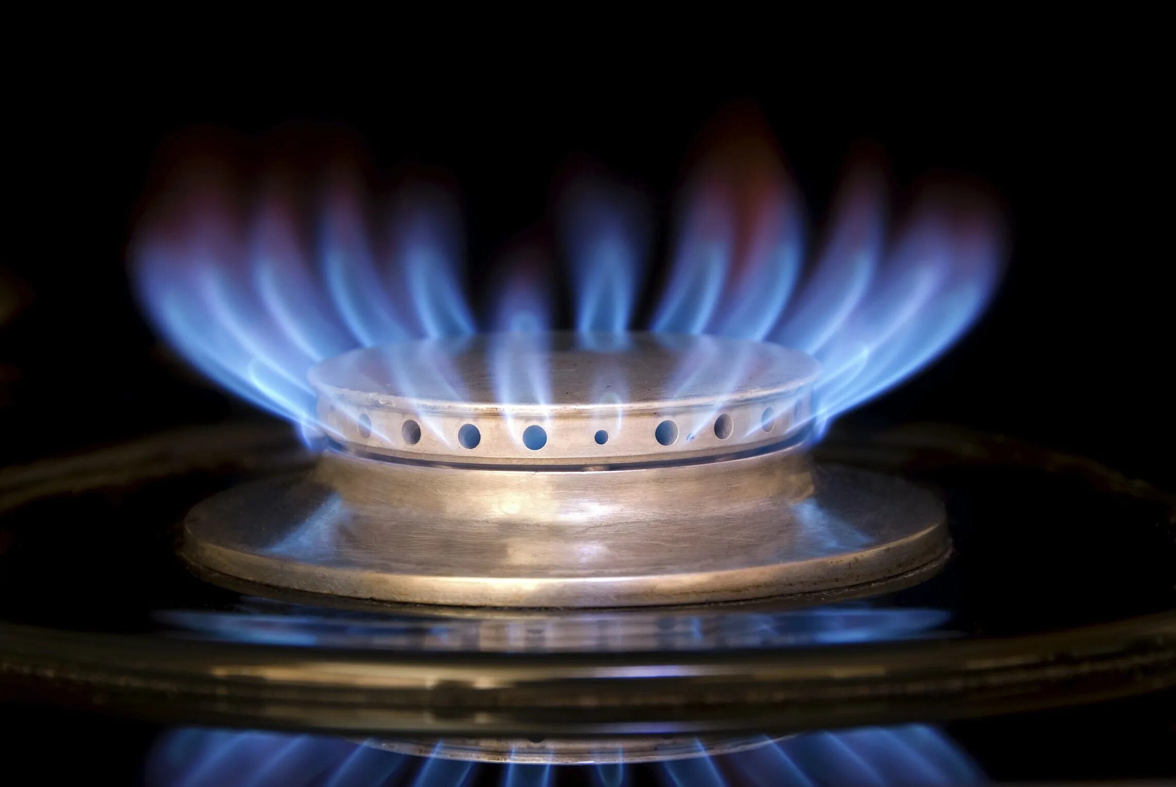 Огонь газовой плиты