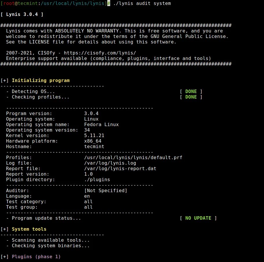Безопасная linux. Сетевые инструменты в линукс. характеристика безопасности linux. операционная система waits. lynis результат аудита системы.