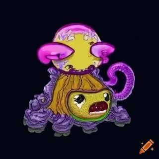 Plants Vs.Zombies Hypno Zombie Purple.