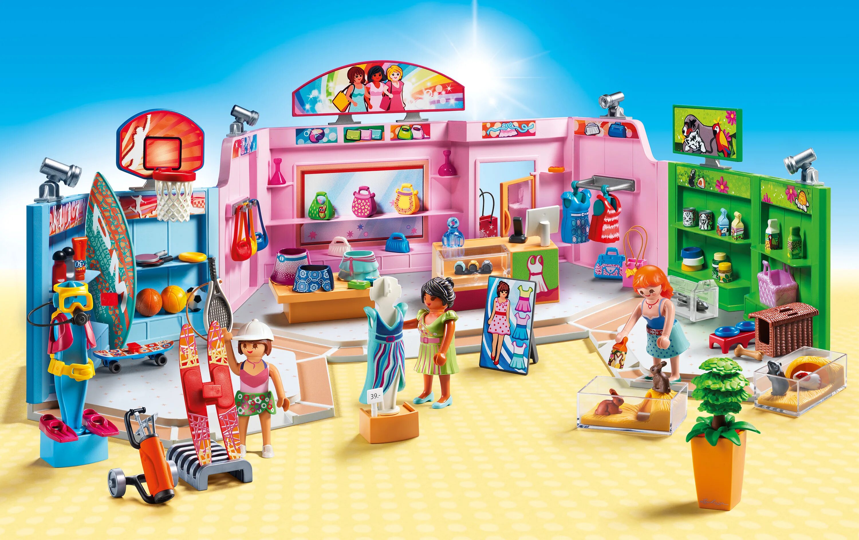 Store playtime. Playmobil торговый центр. Игрушки Плеймобиль. Набор с элементами конструктора Playmobil City Life 9078 шопинг: торговый центр.