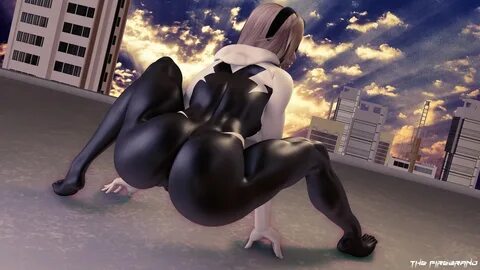 Spider Gwen 2 Spider gwen Spidergwen Spiderman Marvel Butt Big Ass Big Brea...