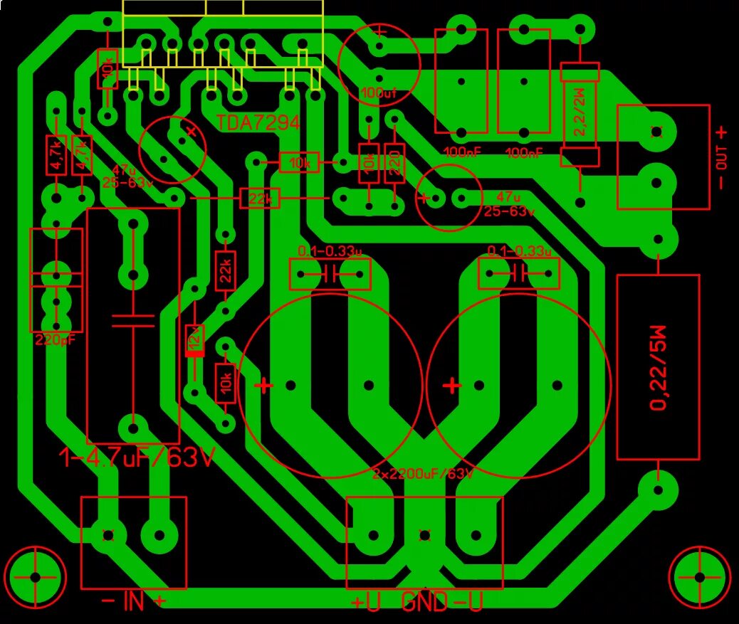 Плата унч. Усилитель tda7294 AUDIOKILLER. Усилитель на tda7294 печатная плата. Усилитель НЧ TDA 7294. Печатная плата усилителя на тда 7294.