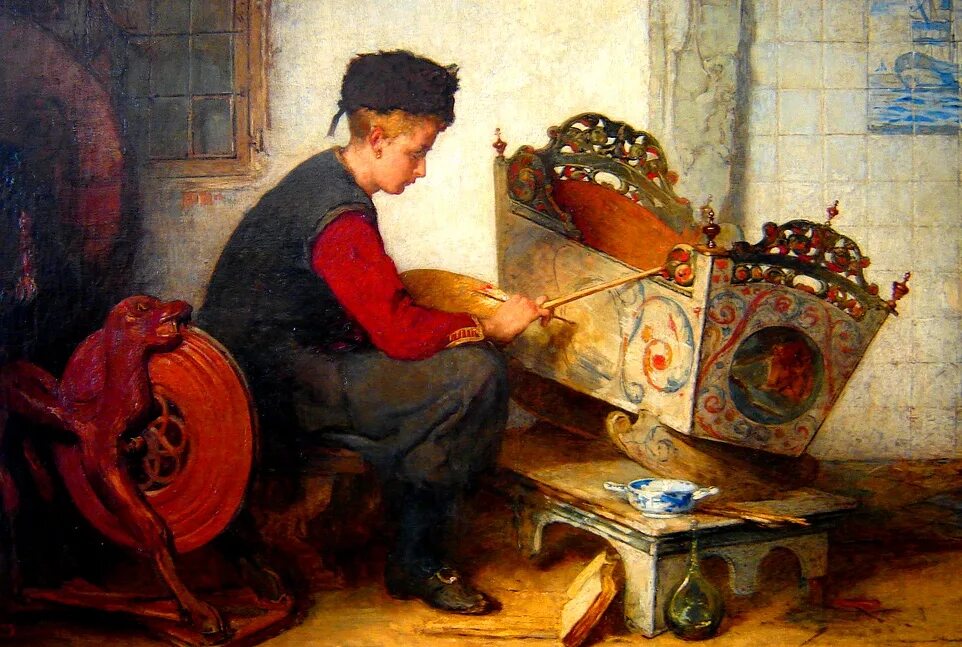 Что нового появилось в живописи. Кристоффель бисшоп christoffel bisschop 1828 - 1904. christoffel bisschop художник. колыбель в живописи.