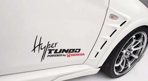 Honda Decal Sticker S2000 Civic Type R Integra Accord Turbo F1 Vtec Pair.