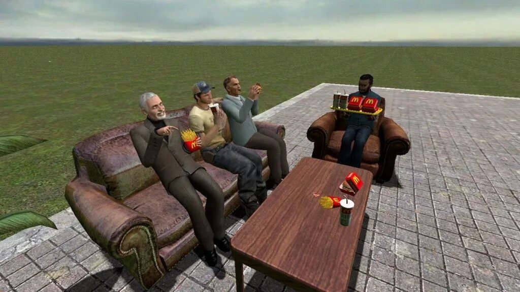 Garry's Mod 2007. Garry's Mod MCDONALDS пак. Гаррис мод 2. Карта из Гаррис мод.