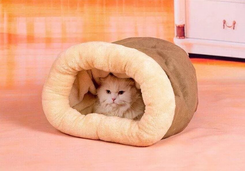 Теплый домик для кошки