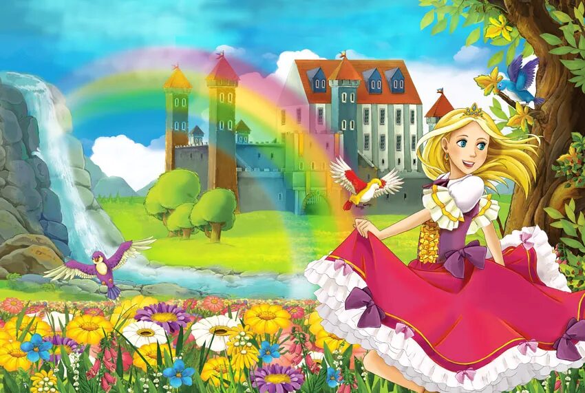 Сказочные принцессы. Сказочная Страна. Путешествие в мир сказок. Сказочная Страна для детей.