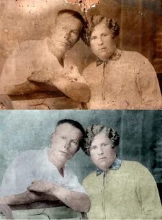 Поврежденные фотографии