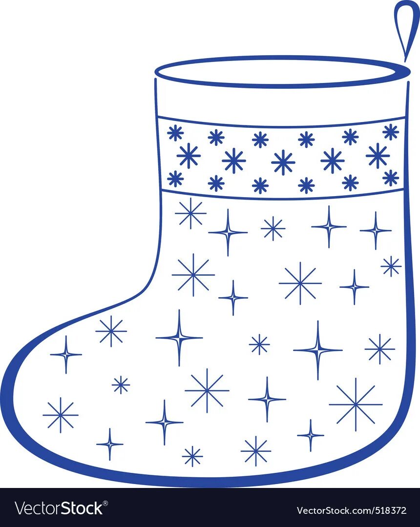 Шаблон валенка для вырезания распечатать calza-befana-da-colorare Moldes botas navideñas, Árbol de navidad para colorear,