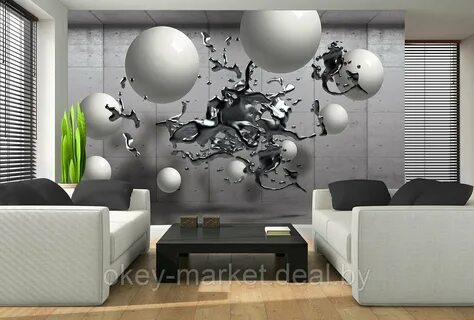 3d фотообои на стену