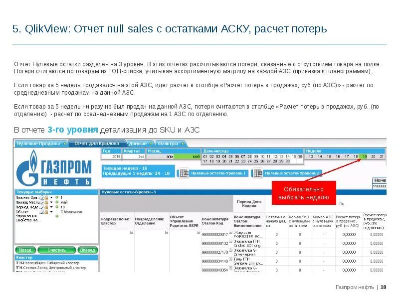 Отчетность в QLIKVIEW. QLIKVIEW код. Пацан посчитать потери суммы нули