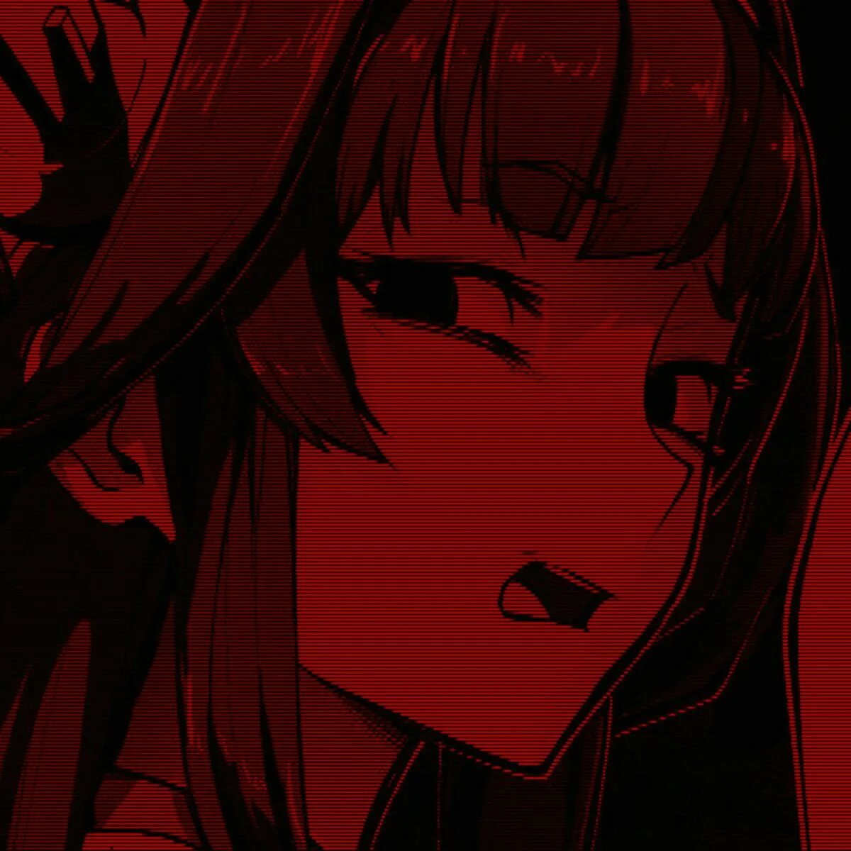 Red animated. Red anime aesthetic. dark red anime icon. черно красная аниме ава тень девушки демсон.