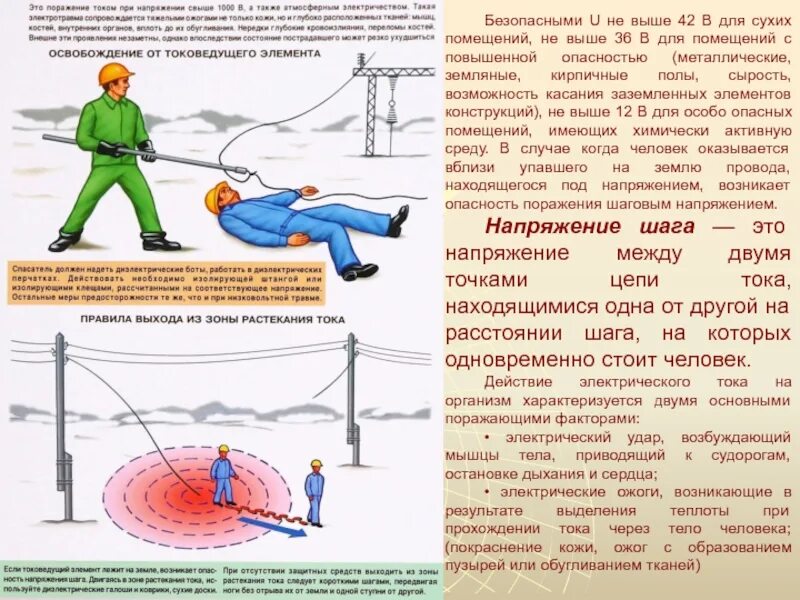 Действия шагового напряжения. Перемещение в зоне шагового напряжения. Из опасной зоны следует выходить. Из опасной зоны следует выходить. Опасная зона шагового напряжения.