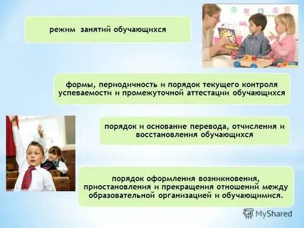 Режим занятий обучающихся