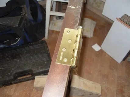 Врезка скрытых петель в межкомнатные
