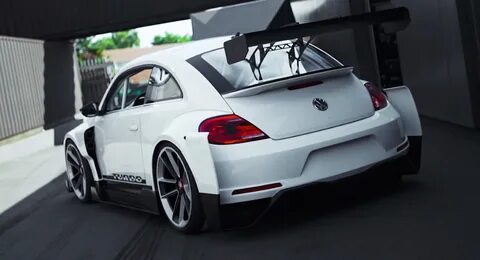 Первая конверсия VW Beetle GT завершена, и он выглядит готовым к гонке.