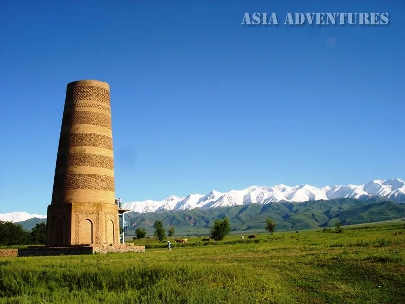 Баласагун. Башня Бурана Киргизия. Киргизия достопримечательности башня Бурана. Бурана Озгон. Город Баласагын башня Бурана.