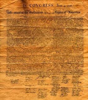Дата принятия независимости сша