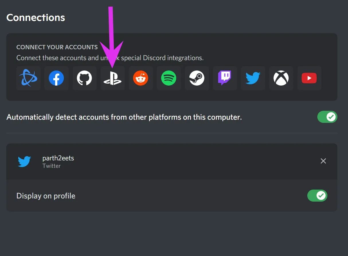 Discord connection