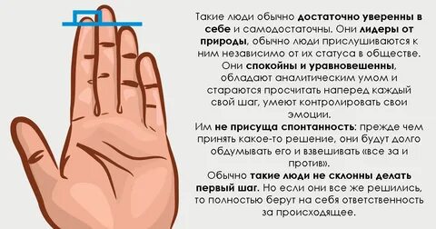 Безымянный длиннее указательного значение