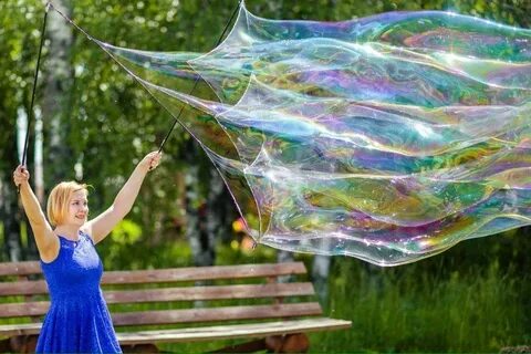 Конкурсы с мыльными пузырями