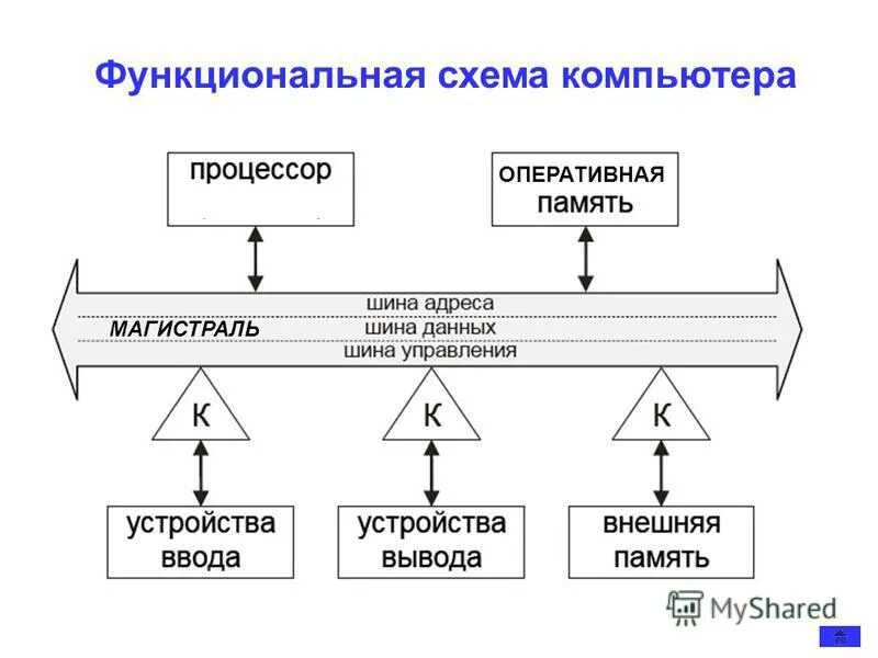 Внутренняя постоянная память компьютера. Процессор оперативка шина схема. Управление данными во внешней памяти. Основные функции систем управления базами данных. Устройства компьютера и их функции 7 класс информатика.