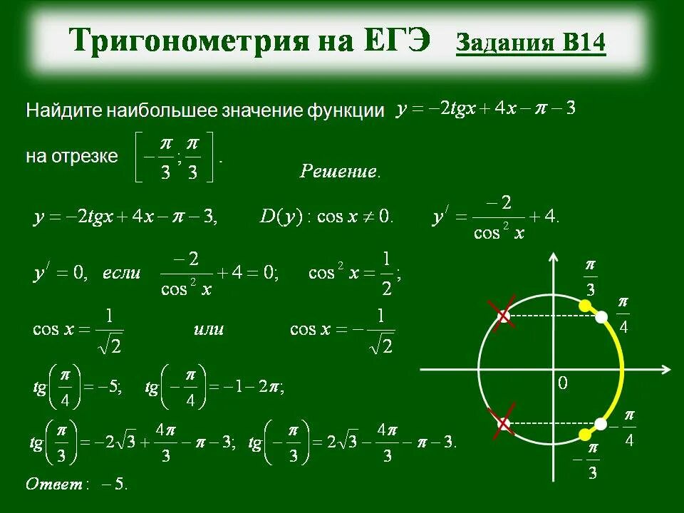 Тригонометрический круг, решение тригонометрических уравнений. Триганоиетр. Тригонометрические задачи с решениями. Тригонометрические функции задачи. Егэ по математике база 12