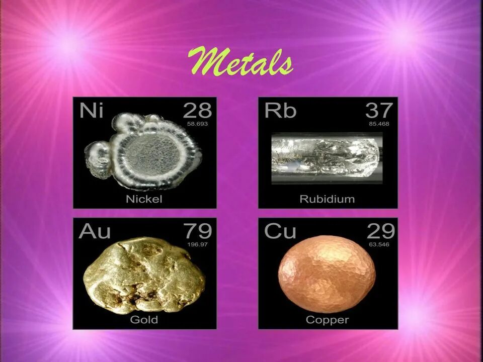 Properties of metals