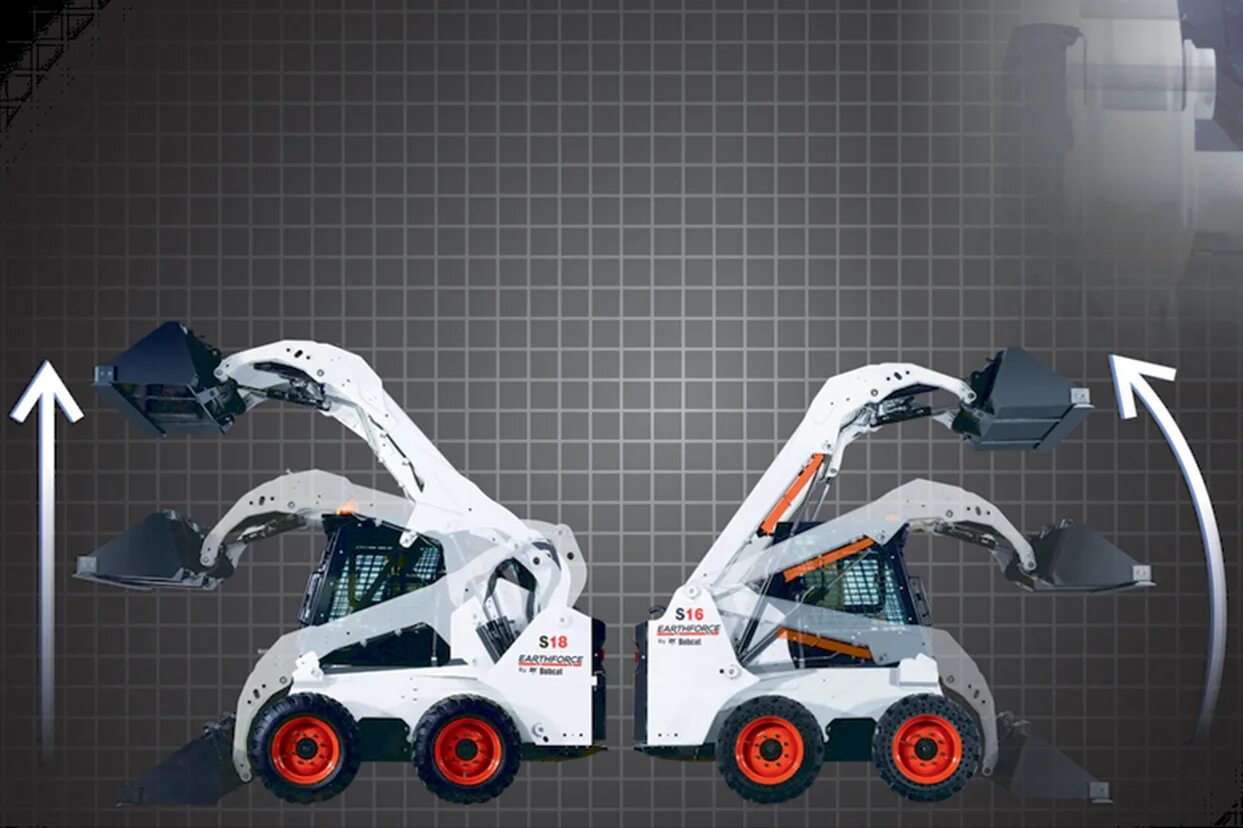 Bobcat earthforce s18. Минипогрузчик Earthforce s18. Бобкэт s18. Bobcat s18 Earthforce. Погрузчик с бортовым поворотом Earthforce s 18.