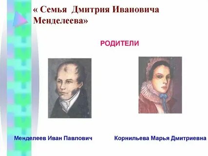 Менделеев какой ребенок в семье по счету