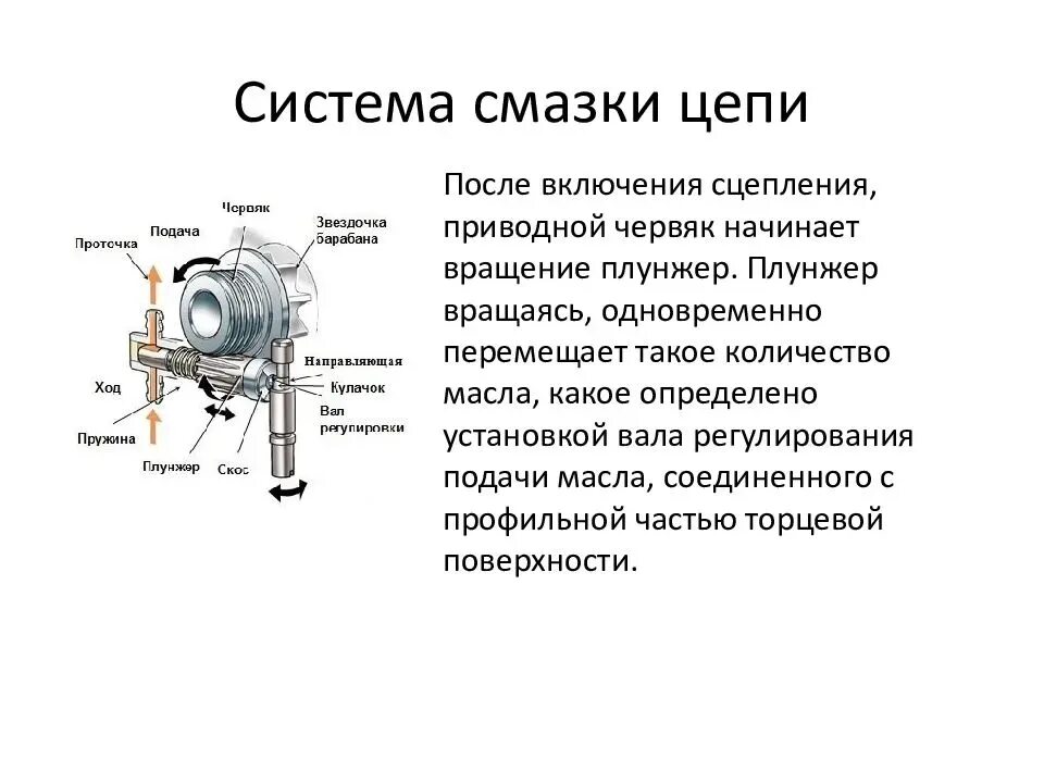 Как отрегулировать подачу масла