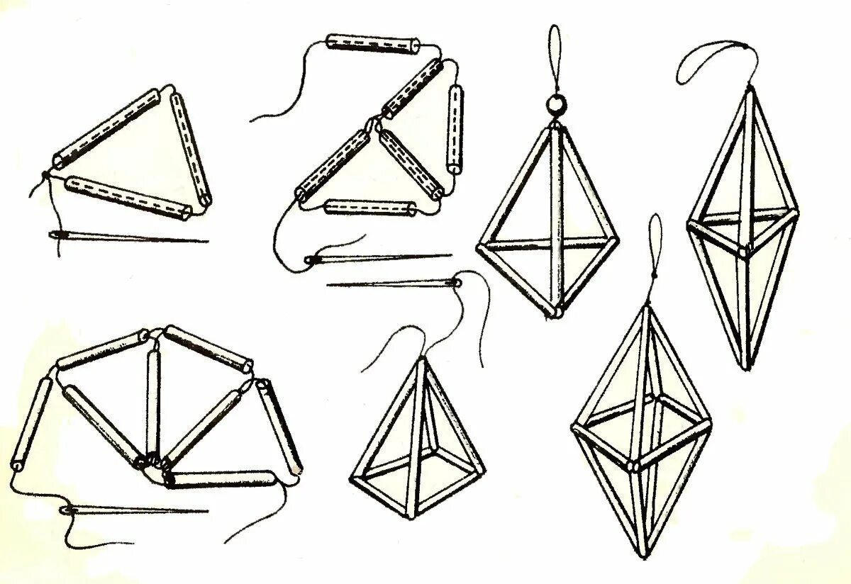 Объемные фигуры из трубочек. Схема игрушек из соломки. Схемы поделок из коктейльных трубочек. Геометрические фигуры из проволоки. Фигуры из трубочек