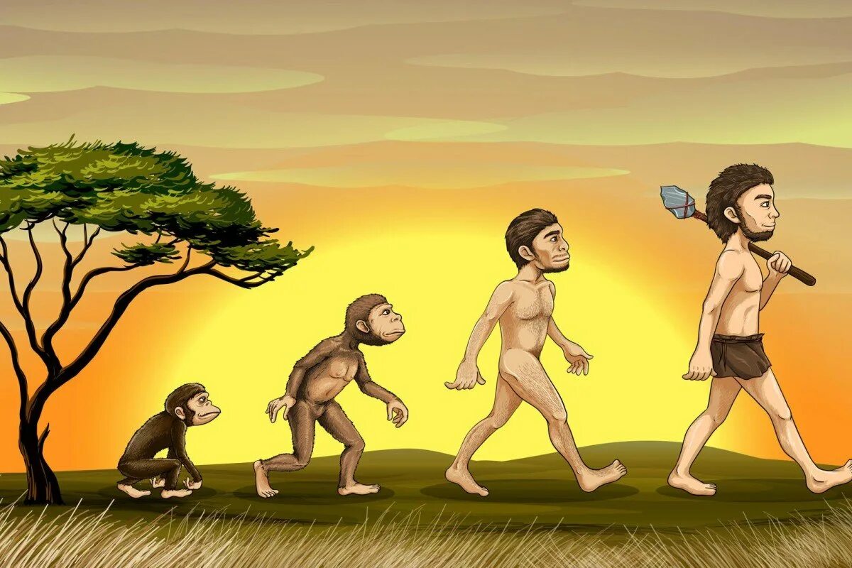 Как появился человек для детей. Хомо сапиенс Эволюция. Появление человека на земле. Первый человек на земле для детей. Эволюция картинки.