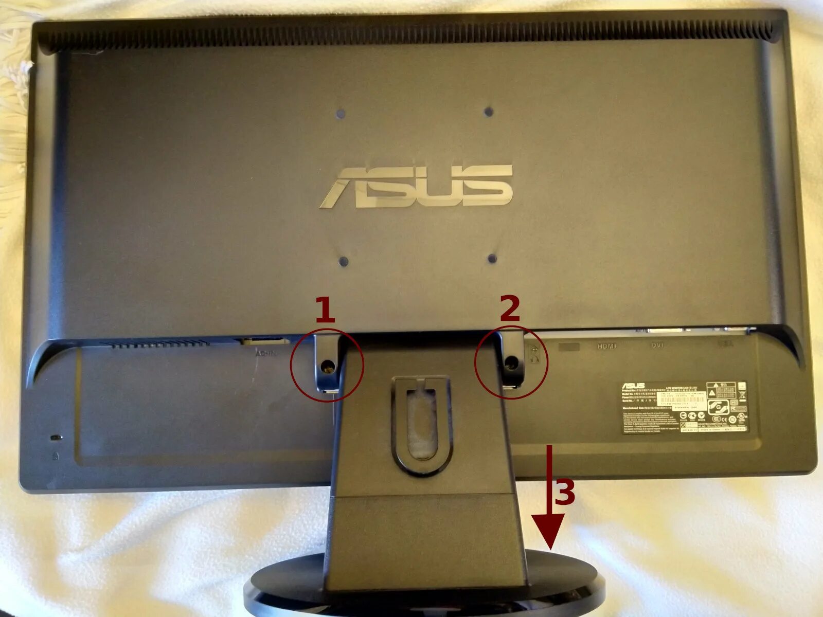 Ремонт мониторов asus asus rucentre ru. Монитор ASUS 24 крепление visa. Крепление монитора асус. Шнур для монитора асус. Монитор асус 32 дюйма 2022.