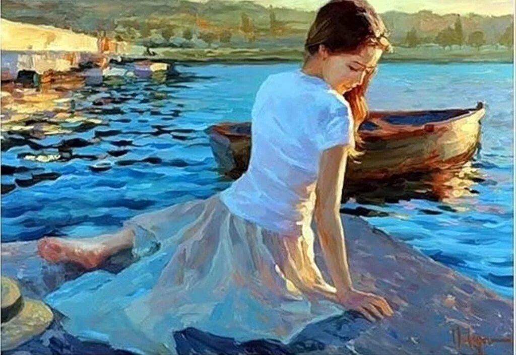 Красивый человек картина. Художник Vladimir Volegov.