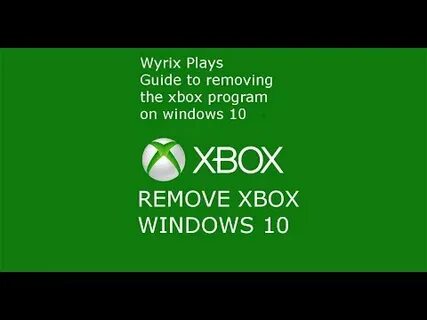 Удалить xbox windows 10