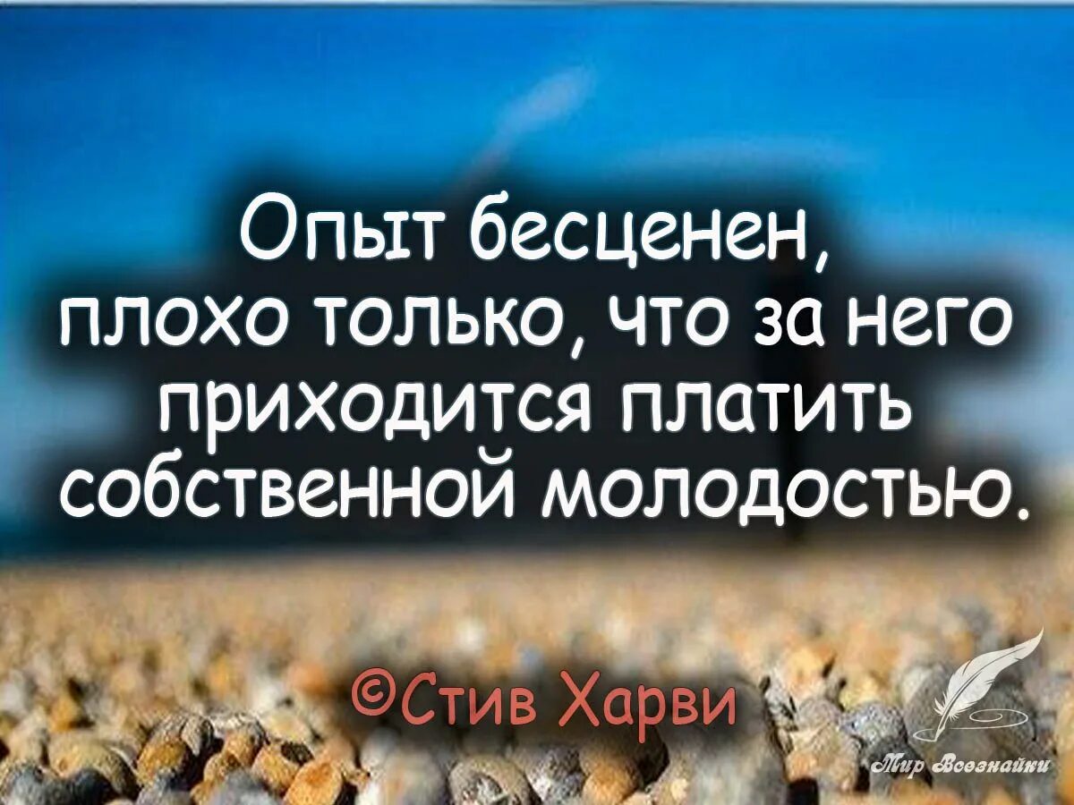 Опыт жизни цитаты