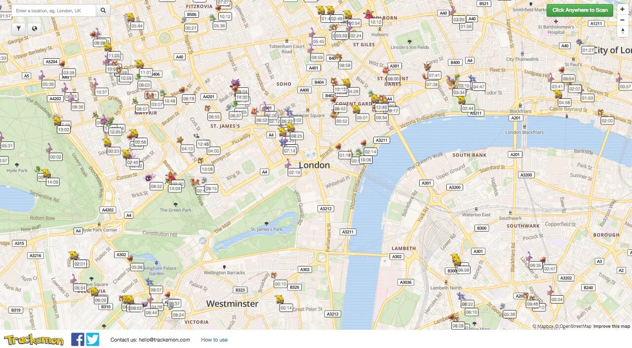 Real time map