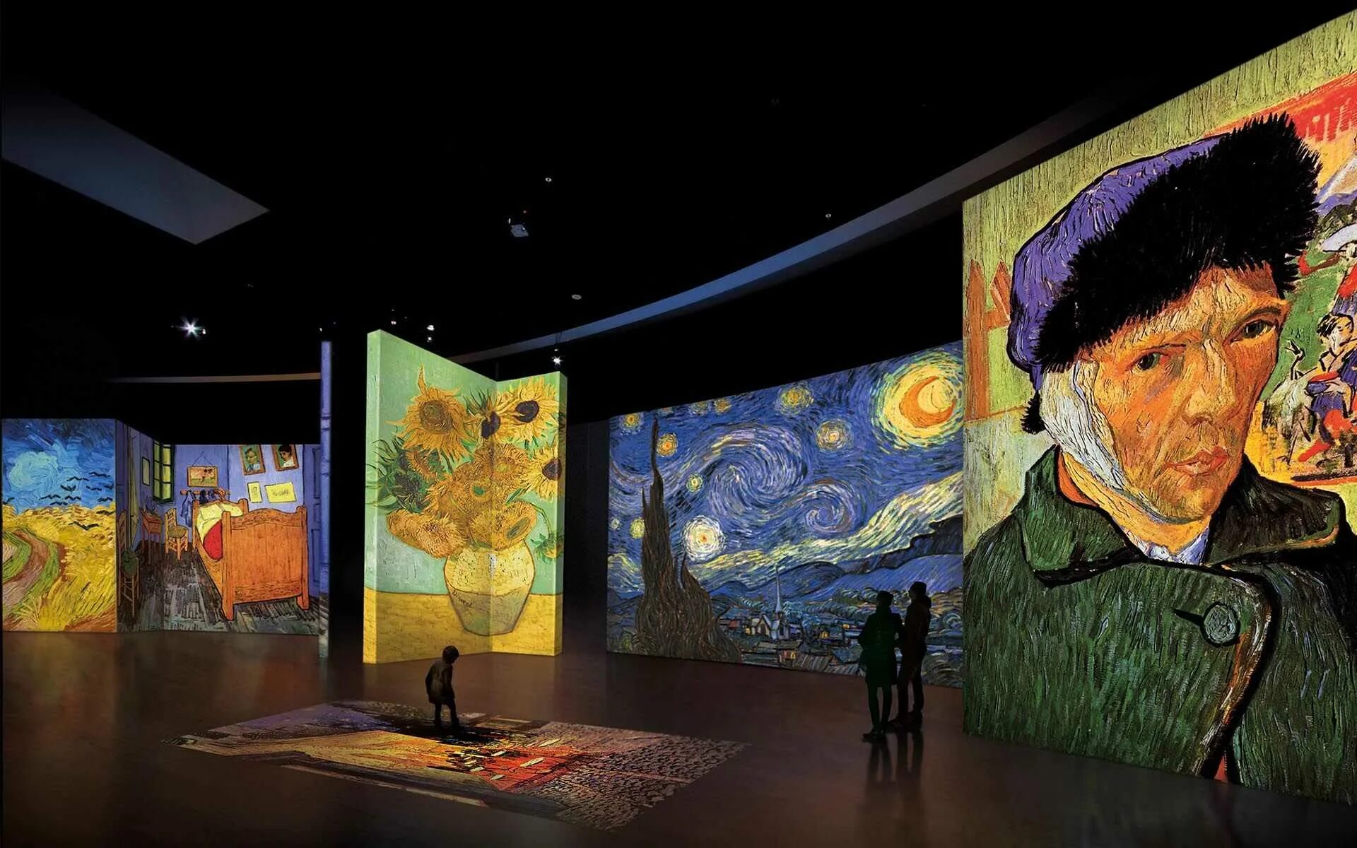 Музей Винсента Ван Гога внутри. Ван Гог. Ожившие полотна (van Gogh Alive). Музей Ван Гога в Амстердаме картины. Музей Ван Гога Нидерланды.