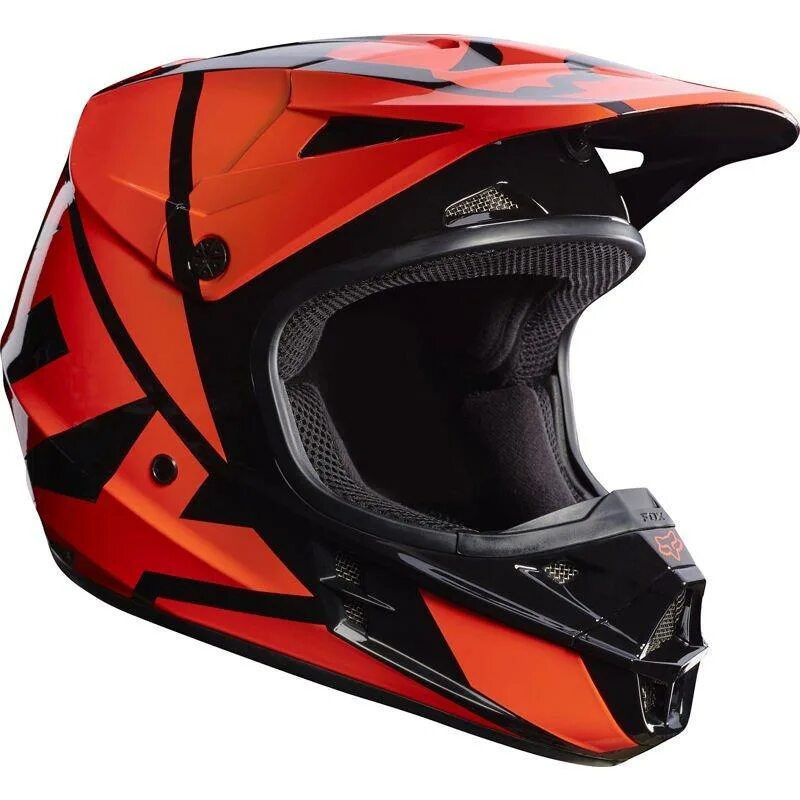 Fox v1. Fox v1 шлем оранжевый. шлем для мотокросса fox. fox racing v1 race 2017 youth шлем подростковый, черно-оранжевый. мотошлем мотокросс фокс.