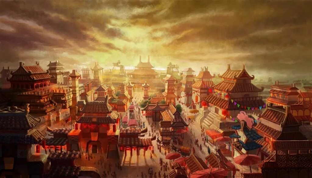 Тан миру. Tang Dynasty. Дворец династии Тан. Китайская Империя арт. Город Чанъань в эпоху династии Тан.