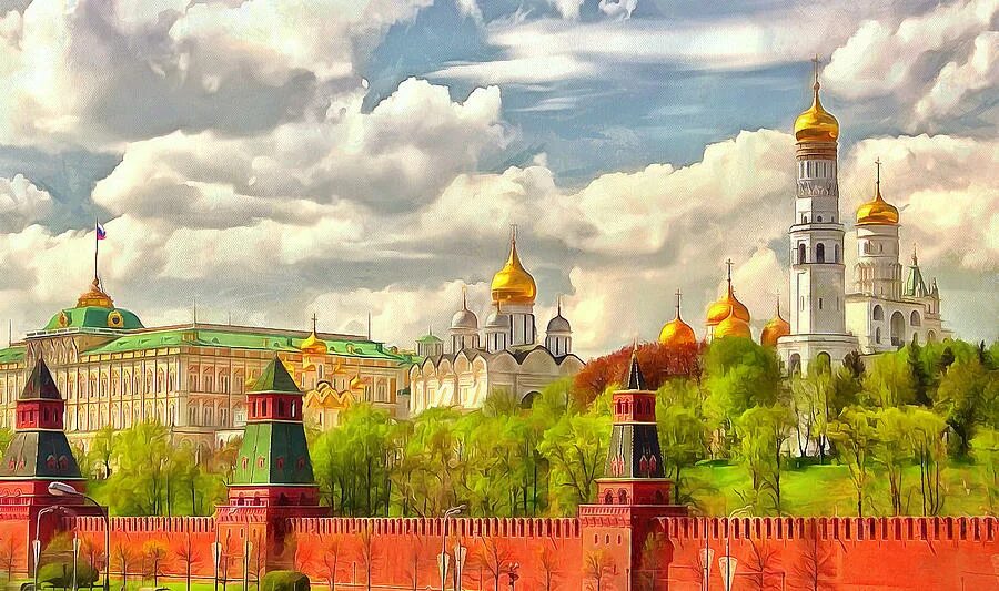 Фрагмент московского кремля
