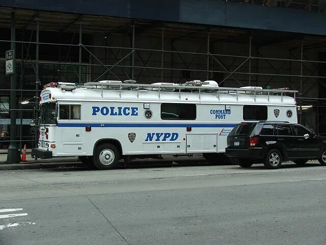 Police command. Emergency vehicles. Police command. Police command post. Emergency command car.