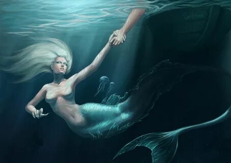 Mermaid UPDATE by Elwy-Airon.deviantart.com on @deviantART Темная Русалка, ...