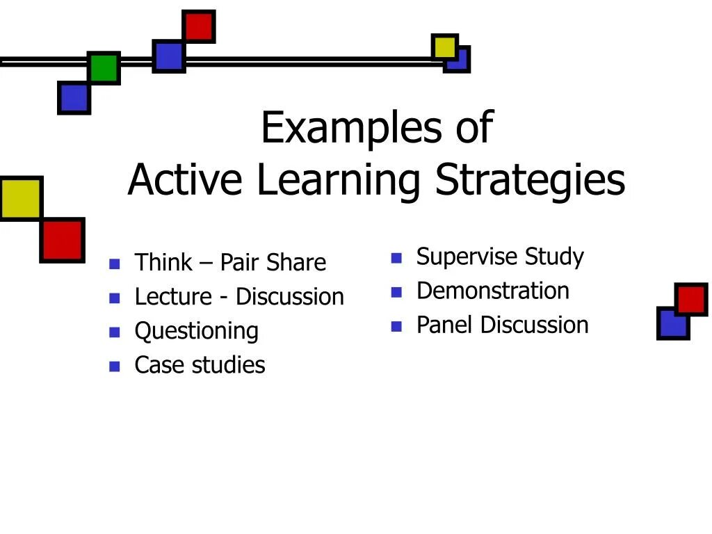 Active Learning Strategies. Think pair share method. Active Learning methods. Active Learning examples. Active methods