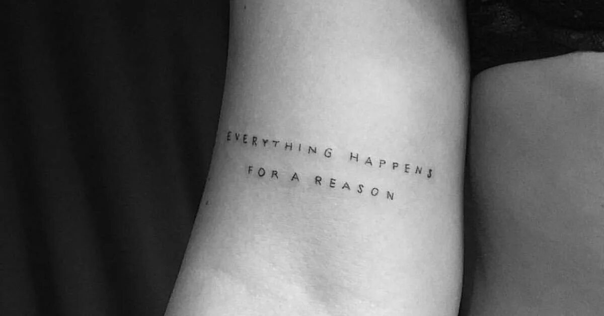 Happen for a reason. Everything happens for a reason тату. Everything is happening тату. Everything happens for a reason тату на руке. No reason тату.