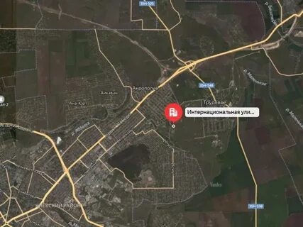 Трудовское на карте
